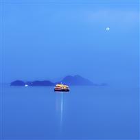 《夜游千岛湖》