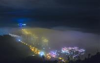 夜幕下的千岛湖