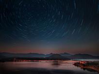 璀璨星空映大桥