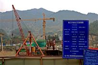 高铁大桥墩建造中