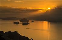 日落千岛湖