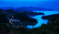 湖畔夜色