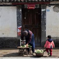 婆孙俩
