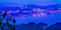夜幕下的千岛湖