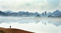 美丽的城中湖